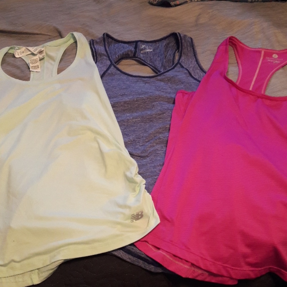 Bundle of 3 Workout tanks VARIOUS SIZES
